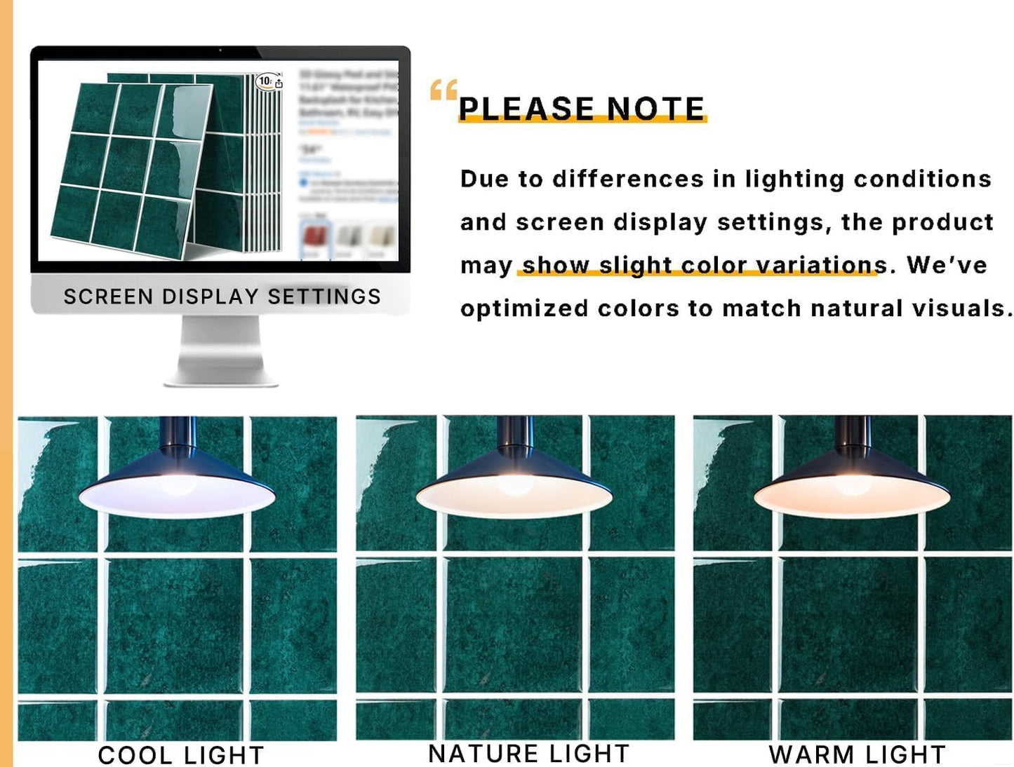 Peel and Stick Backsplash Tiles for Kitchen Bathroom - 10 Sheets 11.61" x 11.61" 3D Self Adhesive Wall Tiles Waterproof Hard PVC Ceramic Tile Easy DIY Installation Green