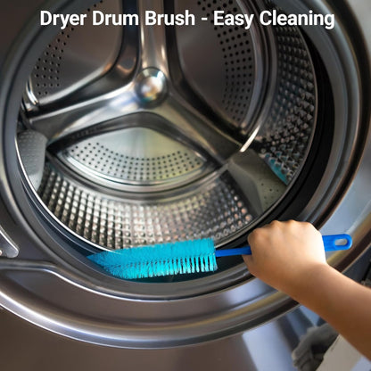 5 Pack Cleaning Brush Set, Bendable Sewer Drain Brush, Long Handle Pipe Cleaner & Straw Brush for Deep Cleaning Kitchen, Bathroom, Sink, Shower and Tub Hair Clogs