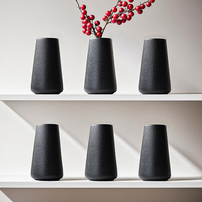 Modern Small Flower Vases 8 Pack - Ceramic, White