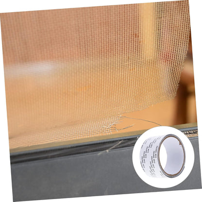 Screen Mesh Roll Repair Kit Window Screen Door Patch Tape PVC Strong Adhesive Easy to Cut Transparent 5cm x 2m
