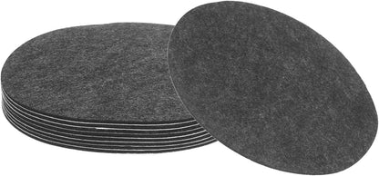 uxcell 32Pcs Non Slip Furniture Pads, 3" Round Self Adhesive Felt Bumpers Noise Reducing Furniture Feet Floor Protector for Chairs Tables Furniture Legs (White 0.2" Thick) - Colors B