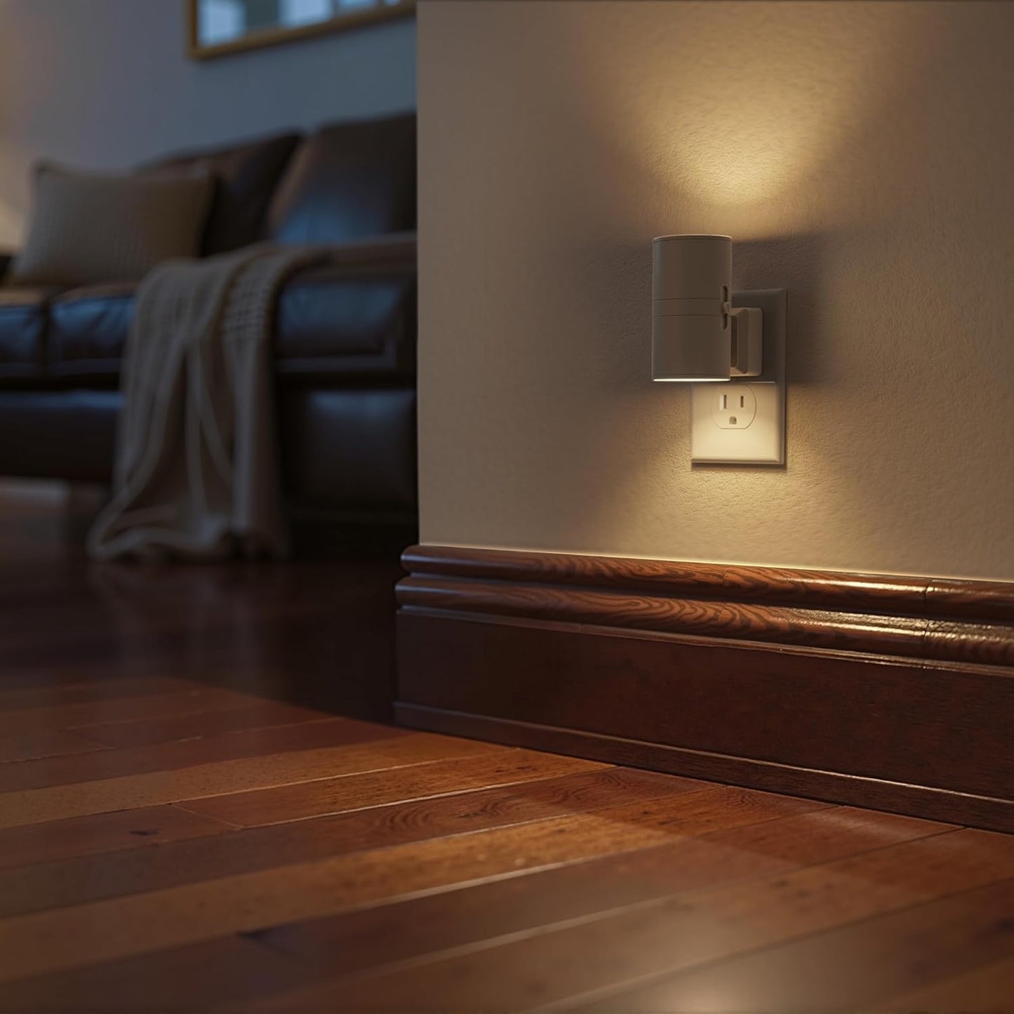 Briignite Motion Sensor Night Light,2 Pack Motion Activated Plug in Night Lights, 0-100LM Dimmable Soft White 3000K, Motion Sensor Light Indoor for Bathroom Hallway Bedroom Stairway Kid Elderly Pet
