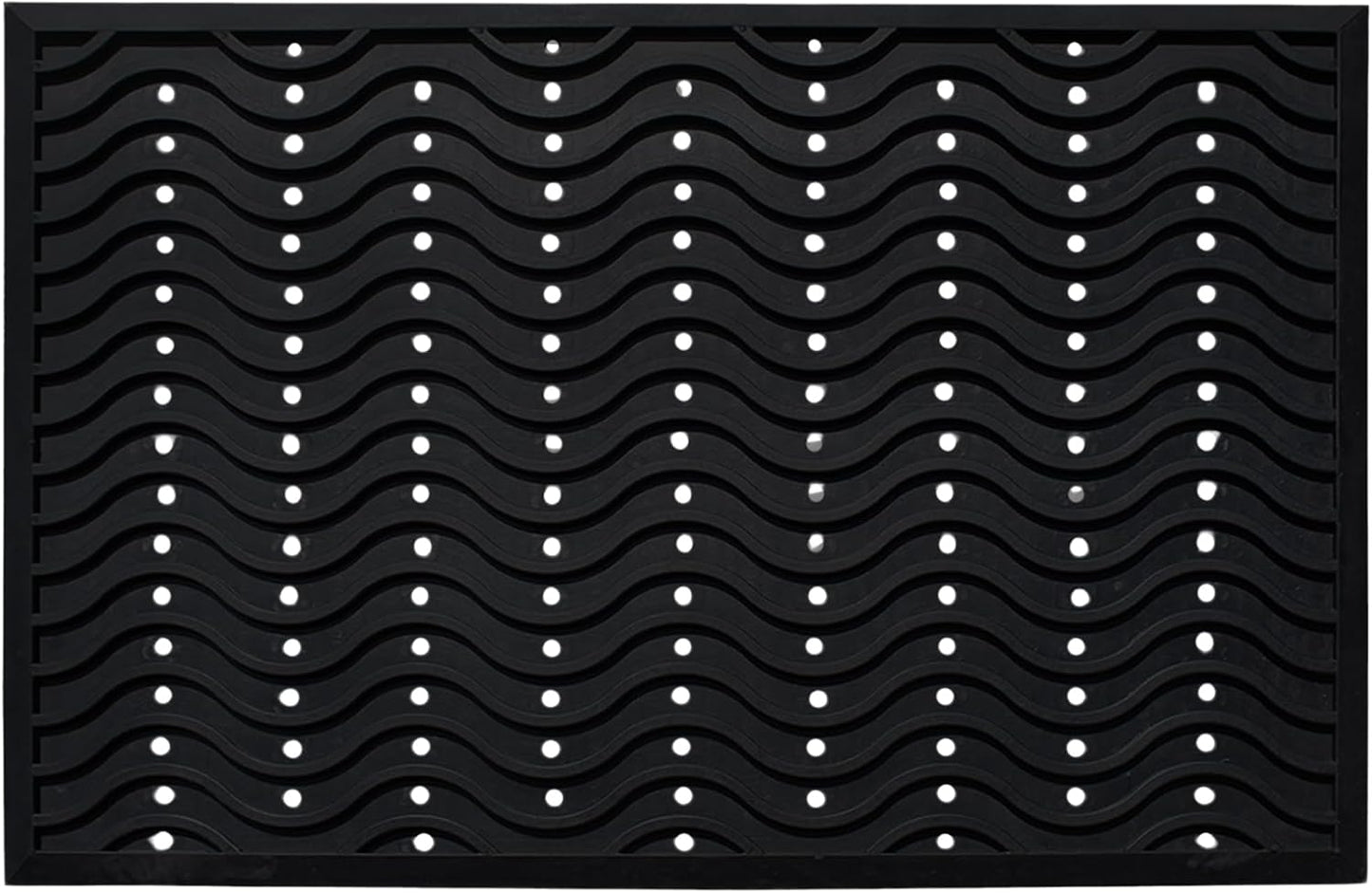A1HC New Natural Rubber Premium Scrapper Door Mats-Keeps Mud and Dirt Away for Commercial and Residential Use, Office Entrance, Retail, Restaurants, Homes & Any Areas Where is Heavy Traffic 36"x60"