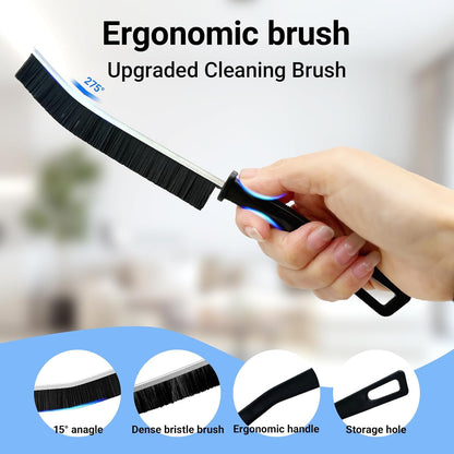 Crevice Cleaning Brush, Multifunctional Gap Hard Bristled Grout Brush Tool | Scrub Small Spaces, Kitchen, Toilet, Bathroom, Corner, Grout, Sink, Window Tracks, Hinges, tile, small cleaning brush(6pcs)