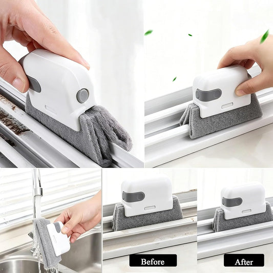 TuTuYa 12PCS Window Track Cleaning Set, Deep Clean Groove Gap Cleaning Brush Kit for Window, Blinds, Door Tracks, Sliding Doors, Tile Lines, Keyboards, Tile