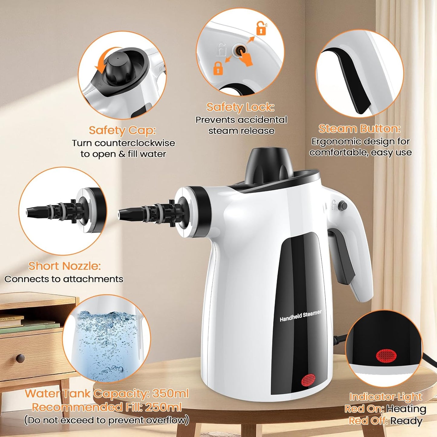 Electric Scrubber, Steam Cleaner