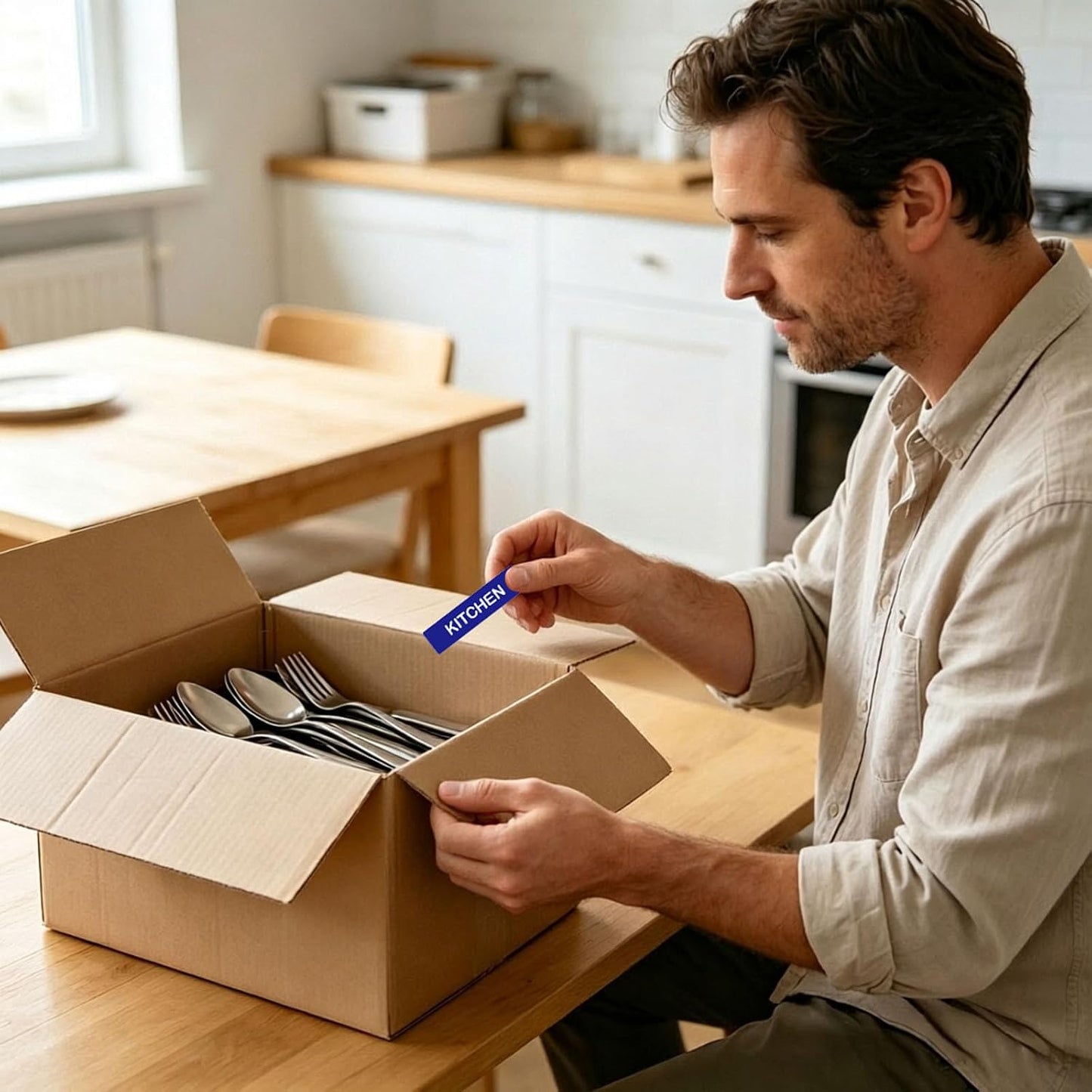 Color Coded Moving Labels for Boxes 20 Sheets, 280 Stickers，3 | 14 Color Varieties, Includes Fragile Labels, Residue-Free Removal, Strong Self-Adhesion, Multi-Surface Use