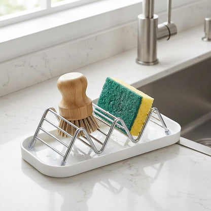 2 pcs Shampoo Bar Holder, Self Draining Soap Dish, Bar Soap Holder for Shower, Kitsch Shampoo Bar Holder, Soap Holder with Drainage Basin, 2-Piece Bathroom Organizer Set