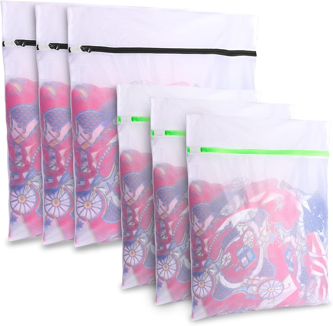 GOGOODA Mesh Laundry Bags for Delicates Durable Protective Wash Bags | Travel Storage Bags for Intimates Lingerie, 3PCS（3XXL）