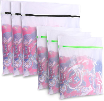 GOGOODA Mesh Laundry Bags for Delicates Durable Protective Wash Bags | Travel Storage Bags for Intimates Lingerie, 3PCS（3XXL）