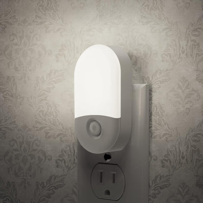 L LOHAS LED Night Lights Plug into Wall, [2 Pack] LED Dimmable Night Light with Light Sensors, 30/60LM Adjustable Brightness Nightlights, Soft White 3000K Automatic Night Light for Kid, Hallway
