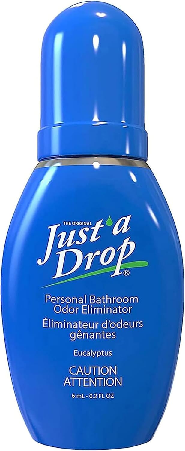 Prelam Just a Drop Odor Eliminator - Before You Go Toilet Freshener - Deodorizer Odor Eliminator - Toilet Bowl Freshener - Refreshing Spring - 0.5 oz