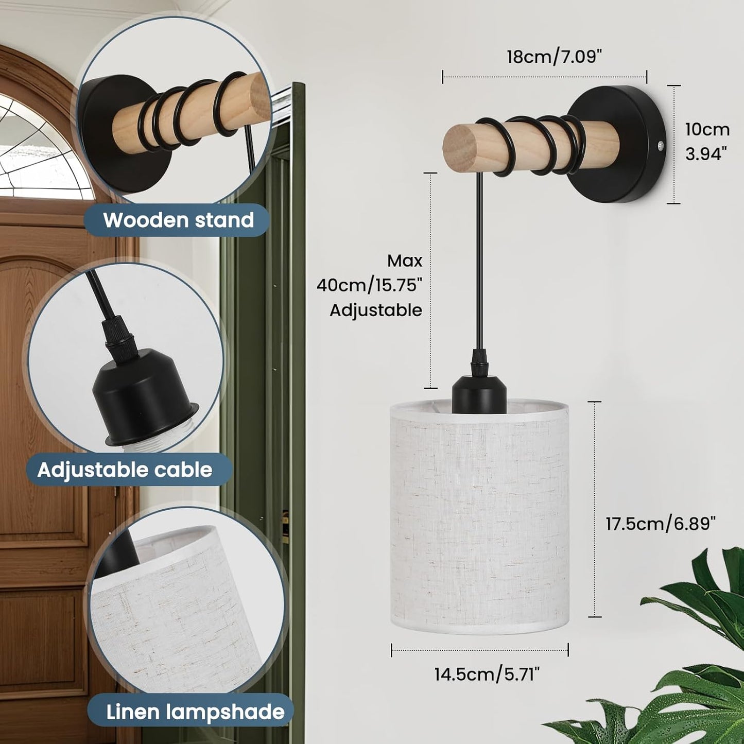 Battery Operated Wall Sconces Set of 2,Wireless Wall Sconce with Remote Control,Rechargeable wall Lights with 15 Color Changing,Dimmable Modern Wall Lamp for Bedroom Living Room Hallway