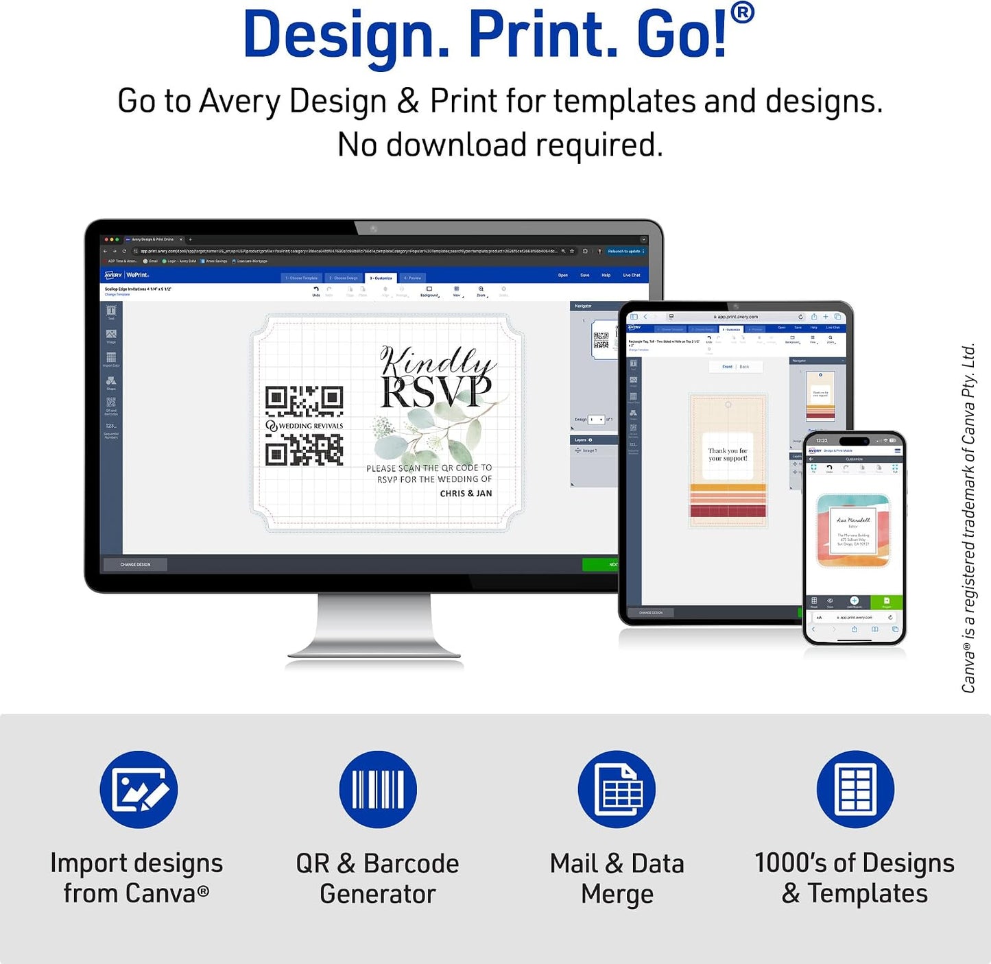 Avery Removable Print or Write Color Coding Labels, 1 x 3 Inches, 200 Labels (5481)