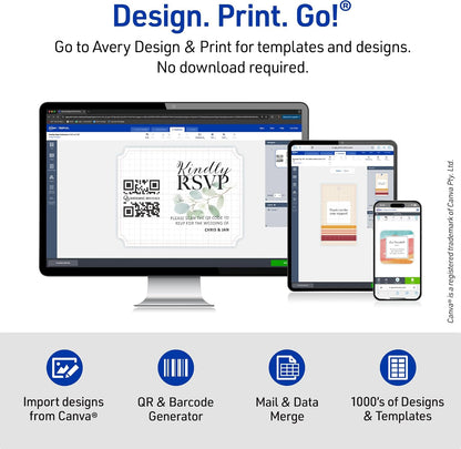 Avery Removable Print or Write Color Coding Labels, 1 x 3 Inches, 200 Labels (5481)