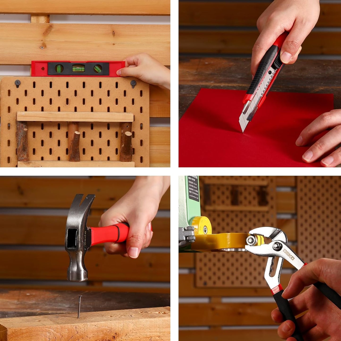 Cordless Drill Tool Kit Set: 20V Power Drill Tool Box with Battery Electric Drill Driver for Men Home Hand Repair Basic Toolbox Tools Sets Drills Case