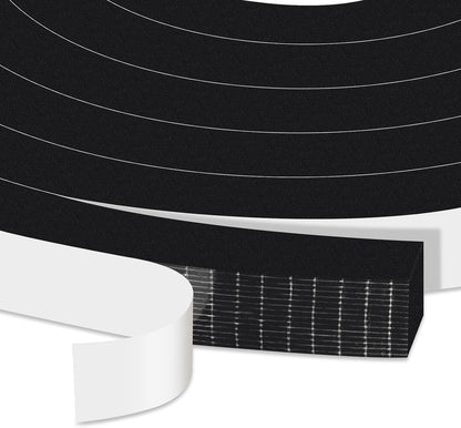 Strong Adhesive Weather Stripping, High Density Weatherproof Weather Stripping Door Seal Strip for Sliding Door, Windows,Noise-Reduction Foam Sealing Strip, White(1/2 in x 1/4 in x 13Ft) - Colors A