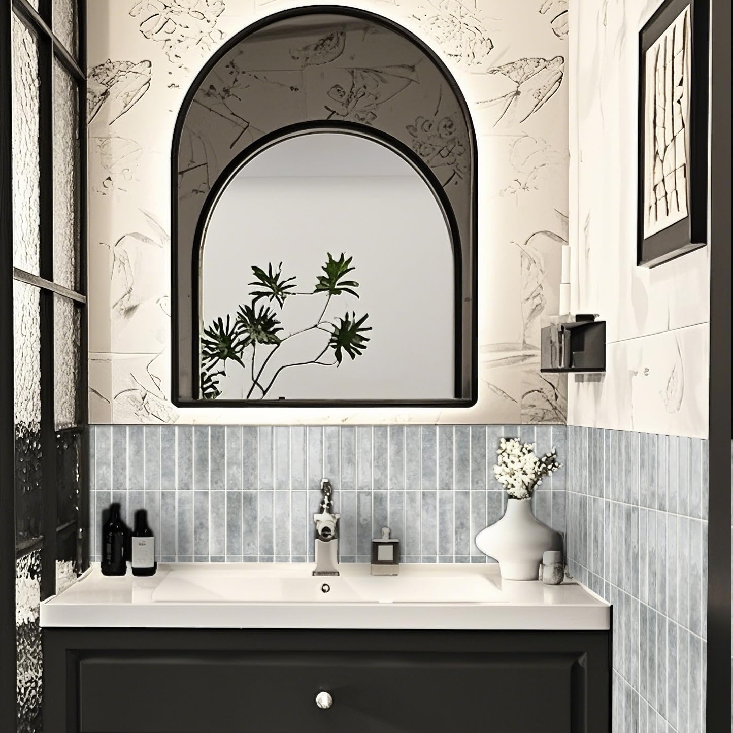 Alwayspon 10 Sheets 12x12inch Beige 3D Vinyl Backsplash Tiles, Self-Adhesive Peel and Stick Wall Tile Stickers Stick on Subway Tiles for Kitchen Bathroom Wall