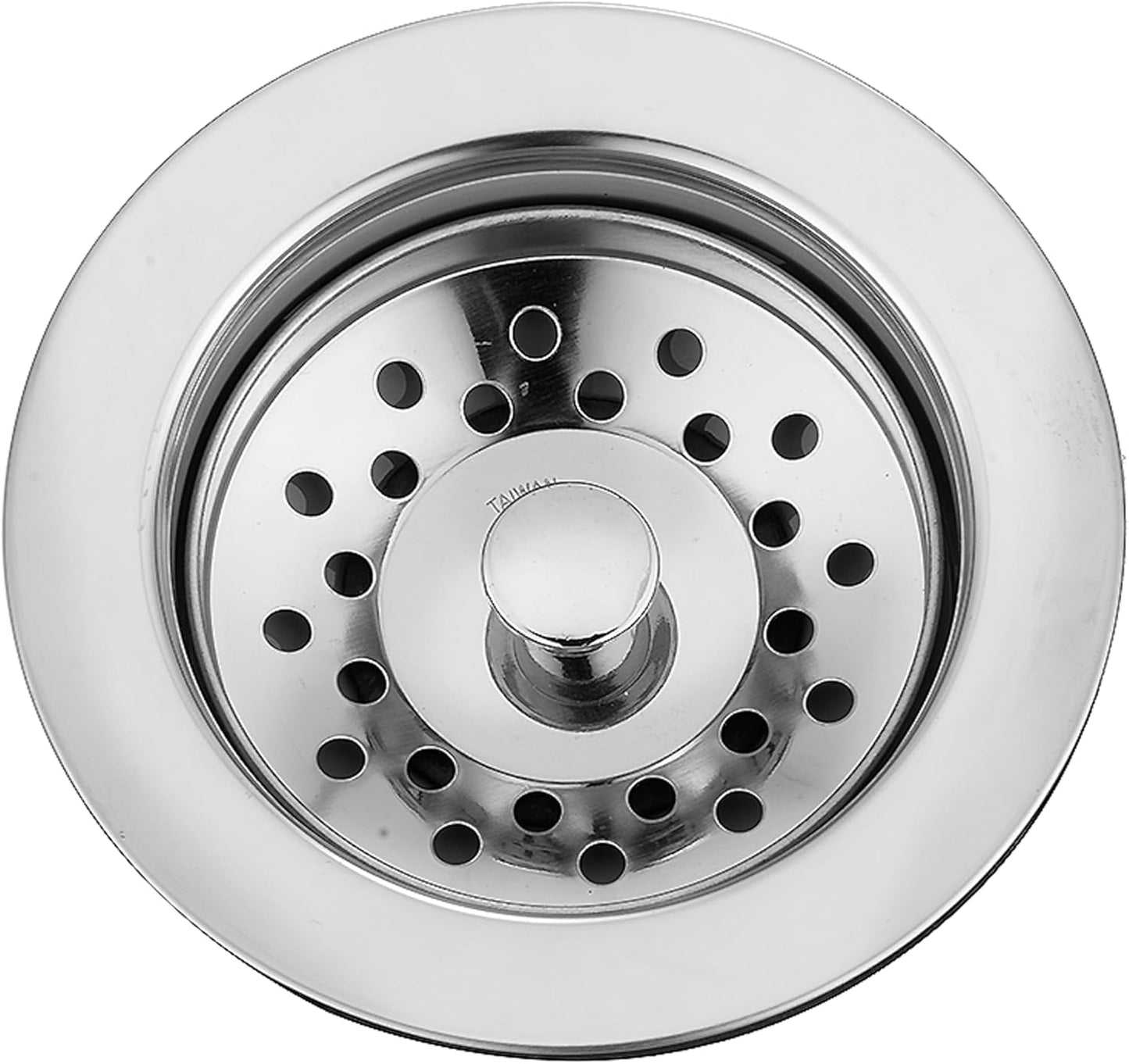 Pacific Bay Sink Strainer with Stainless Steel Basket, 3.5 inch Drain | Sink strainer with a removable stainless-steel basket. Stops clogs, resists rust. Fits standard 3.5-inch drains.