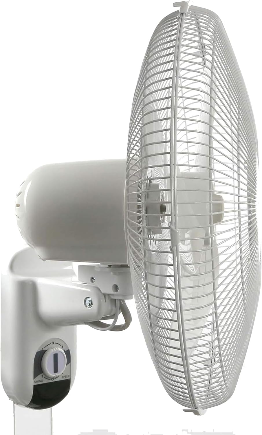Hurricane Classic 6 Inch Clip Fan, 2 Speed Portable Desk Table Fan with Tilt, White