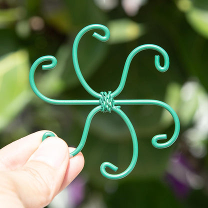 Yohsnor Monstera Plant Stem Support System - 5 Piece Set (5.5x4.7in) | Durable Plant Support Stakes for Climbing Plants & Fishbone Cactus | Ideal Leaf Stabilizer for Indoor Plants & Monstera Care