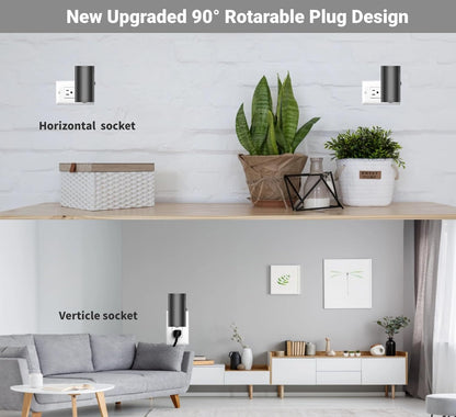 TSEXES LED Night Lights Plug into Wall, Dusk to Dawn Sensor,5-300LM Adjustable Brightness, Soft White 3000K,Dimmable Night Lights for Kitchen,Hallway Bedroom,Stairs, 2 Pack