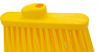 SPARTA Plastic Broom Head, Angled, Un-Flagged for Large Debris Indoor, Outdoor, Home, Restaurant, Lobby, Office, 12 Inches, Green