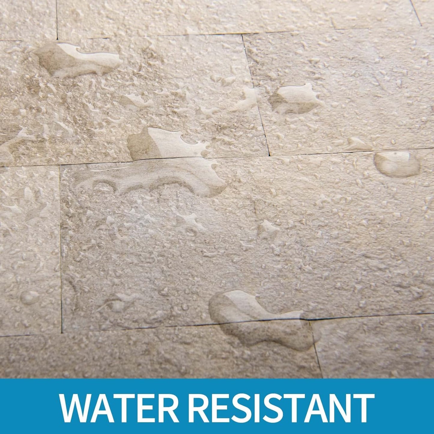 Art3d 10-Pack Peel and Stick Wall Tile for Backsplash, Stick on Stone Tile for Kitchen Bathroom Fireplace Vanitity in Stone Beige