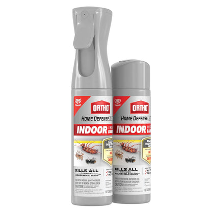 Ortho Home Defense Max Indoor Flying Insect Trap - Light Sticky Trap for House Flies, Fruit Flies, and Gnats, 1 Plug-in and 4 Refills