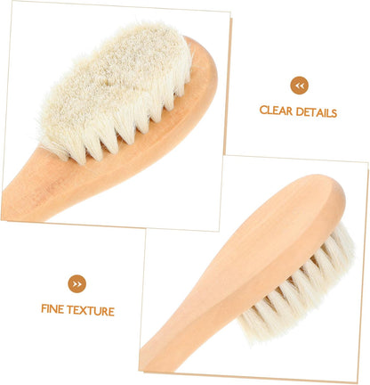 Laundry Brush for Stains Soft Bristle Brush Gentle on Fabrics Quilt Tool Fabric Brush Fuzz Remover Brush Laundry