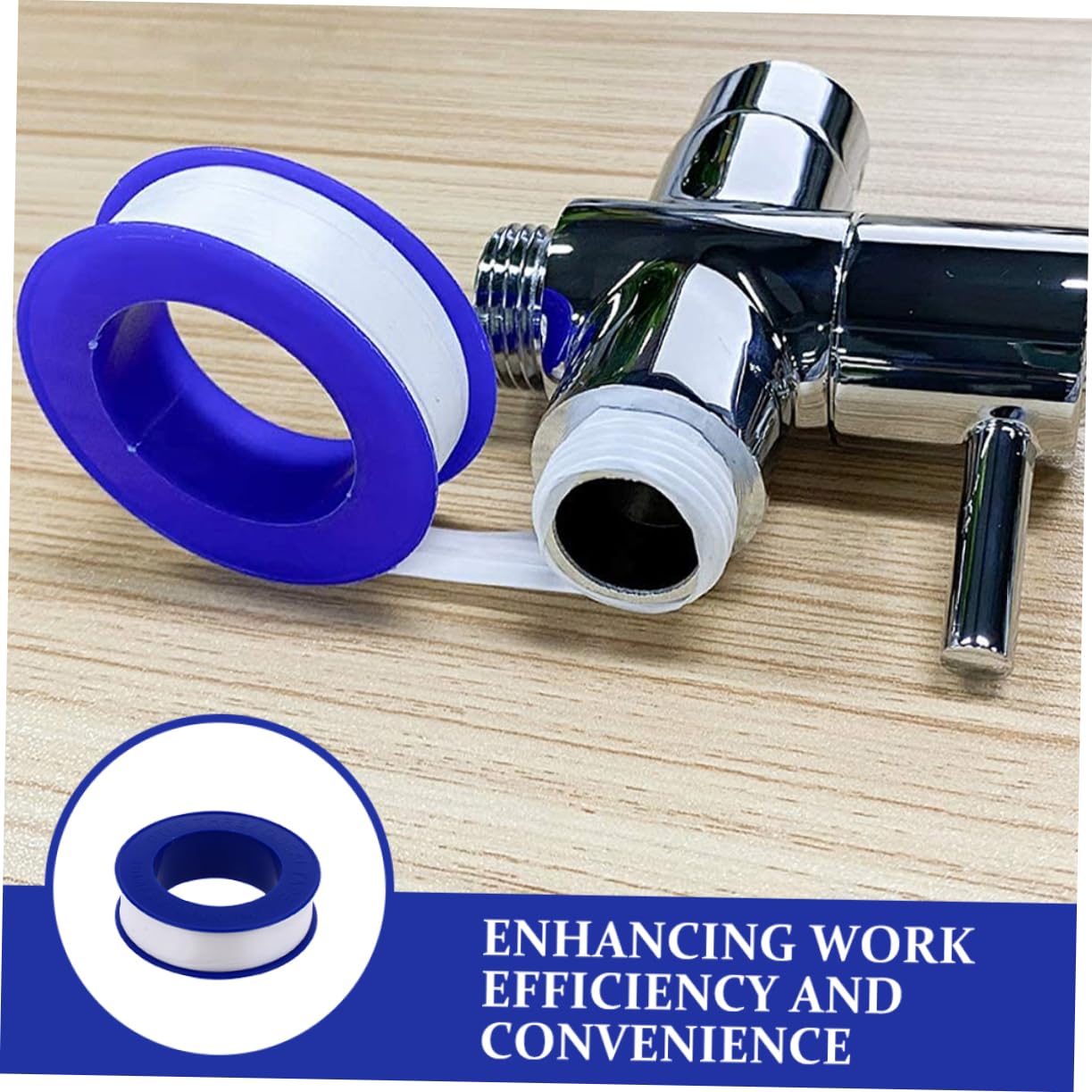 Alipis 12rolls PTFE Sealing Tape for Plumbers High-Temperature Thread Sealant for Water Leaks Shower and Pipes Leak for Plumbing Applications