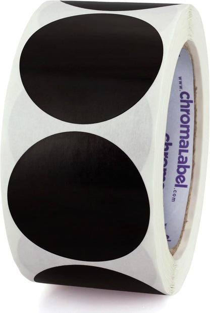 ChromaLabel 2 inch Color-Code Dot Labels | 500/Roll (Yellow)
