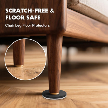 16-Pack Furniture Sliders for Hardwood Floors, Save 80% Effort Safely and Easily, The Glide Tool Set for Heavy Furniture and Appliances, Reusable Floor Protectors and Moving Pads (16 Felt 3.5" Slider)