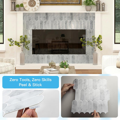 Art3d 12 x 12 Inch Heavy-Duty Peel and Stick Backsplash, Self-adhesive Wall Tiles for Kitchen Bathroom Decor, 10-Pack Dark Green
