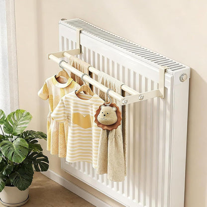 Clothes Drying Rack Wall Mounted Heavy-Duty Space-Saving Towel Organizer | Wall Laundry Drying Rack for Dorm Rv Bathroom Room Closet Clothing