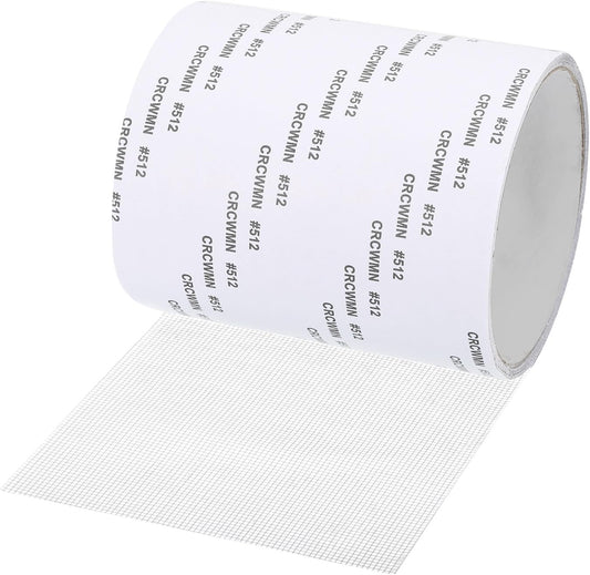 uxcell Window Screen Repair Tape, 3.94in x 6.56FT(79IN) Gray Screen Repair Kit, Fiberglass Screen Tape Mesh Repair Adhesive Screen Patch Repair Kit for Window or Doors Screen Repair