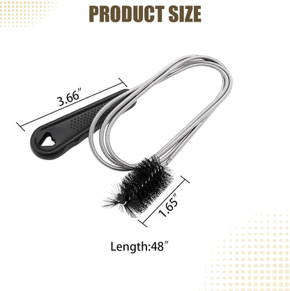 Flexible Long Sink Drainage Tool, AC Drain Cleaning Tool, Removal of AC blockages, Sink Blockage Remover, Cleaning Brush, 48 inches