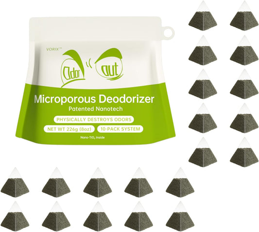 Refrigerator Deodorizer, Activated Carbon Odor Absorber, Fridge, 20 Packs | refrigerator deodorizer;freezer deodorizer;activated carbon odor absorber;fridge freshener;unscented;smell absorber