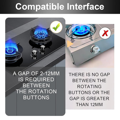 Gas Stove Knob Locks, 5 Pack Childproof Silicone Covers for Oven and Cooktop Knobs, Heat-Resistant, Tool-Free Installation, Prevents Accidental Ignition by Kids or Pets, Universal Fit