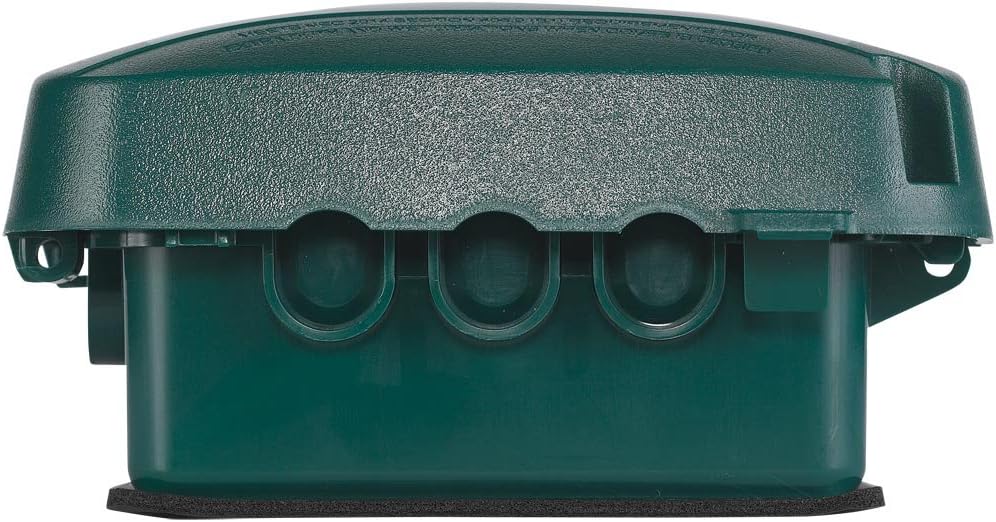 Intermatic WP5100BL Extra Duty Plastic Weatherproof Cover, 2.75-Inch Single Gang, Black