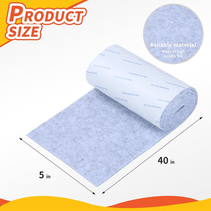Felt Furniture Pads 120 PCS, Non Slip Self Adhesive Felt Pads Chair Leg Floor Protectors for Furniture Feet Wood Hardwood Floors, 1 inch Round, Black