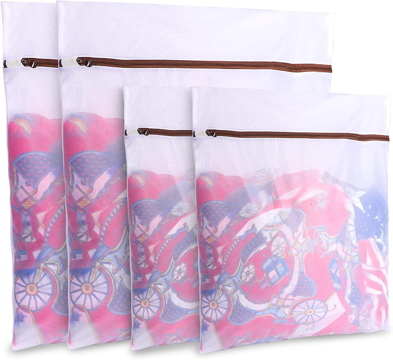 GOGOODA Mesh Laundry Bags for Delicates Durable Protective Wash Bags | Travel Storage Bags for Intimates Lingerie, 3PCS（3XXL）