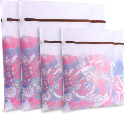 GOGOODA Mesh Laundry Bags for Delicates Durable Protective Wash Bags | Travel Storage Bags for Intimates Lingerie, 3PCS（3XXL）