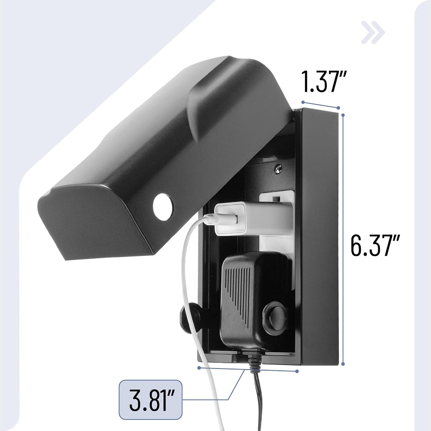 Bates Baby Safety Outlet Cover Box - Plug Covers for Electrical Outlets, Child Proof Outlet Cover, Socket Covers for Outlets