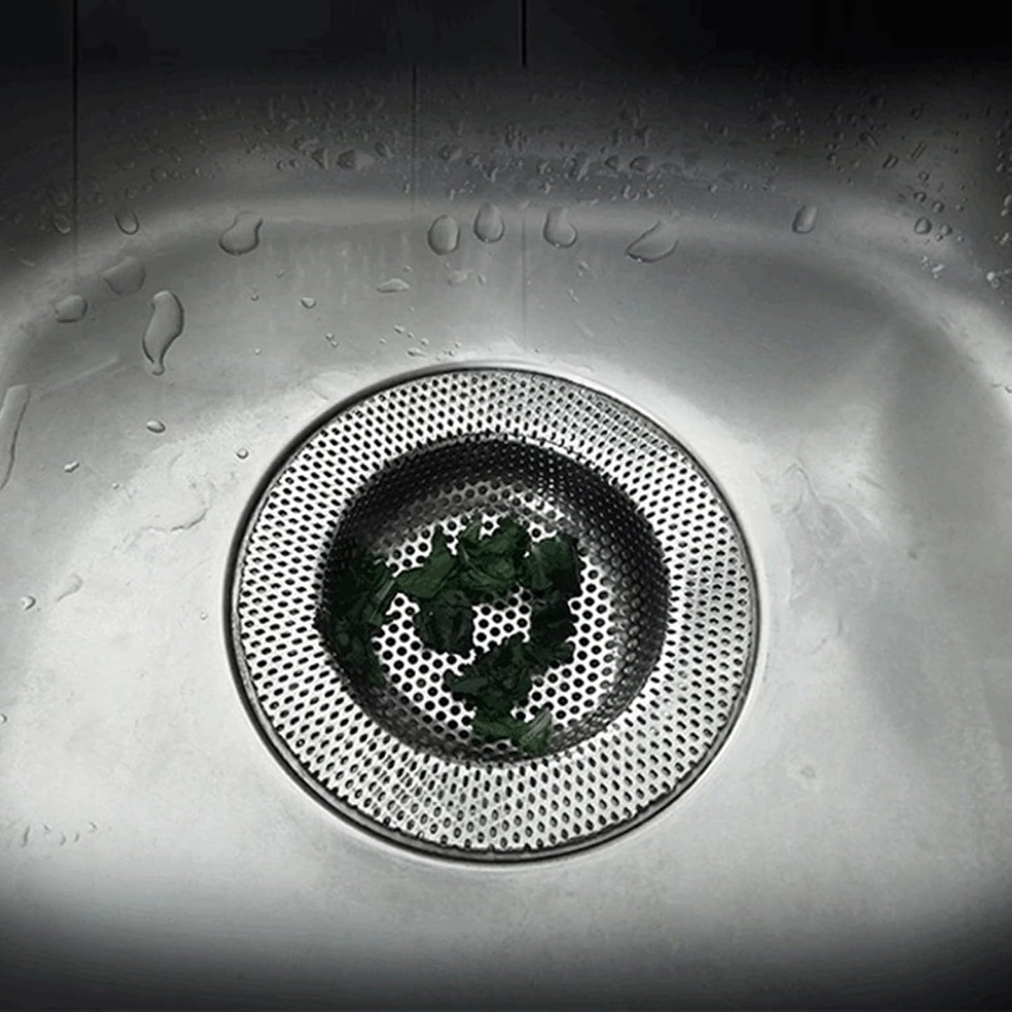 Stainless Steel Sink Strainer | Rustproof Drain Basket for Kitchen/Bathroom | Wide Rim Design Helps Avoid Blockages | Simple to Maintain & Install (Large Size(Diameter:33cm/13in, Height:66cm/26in))