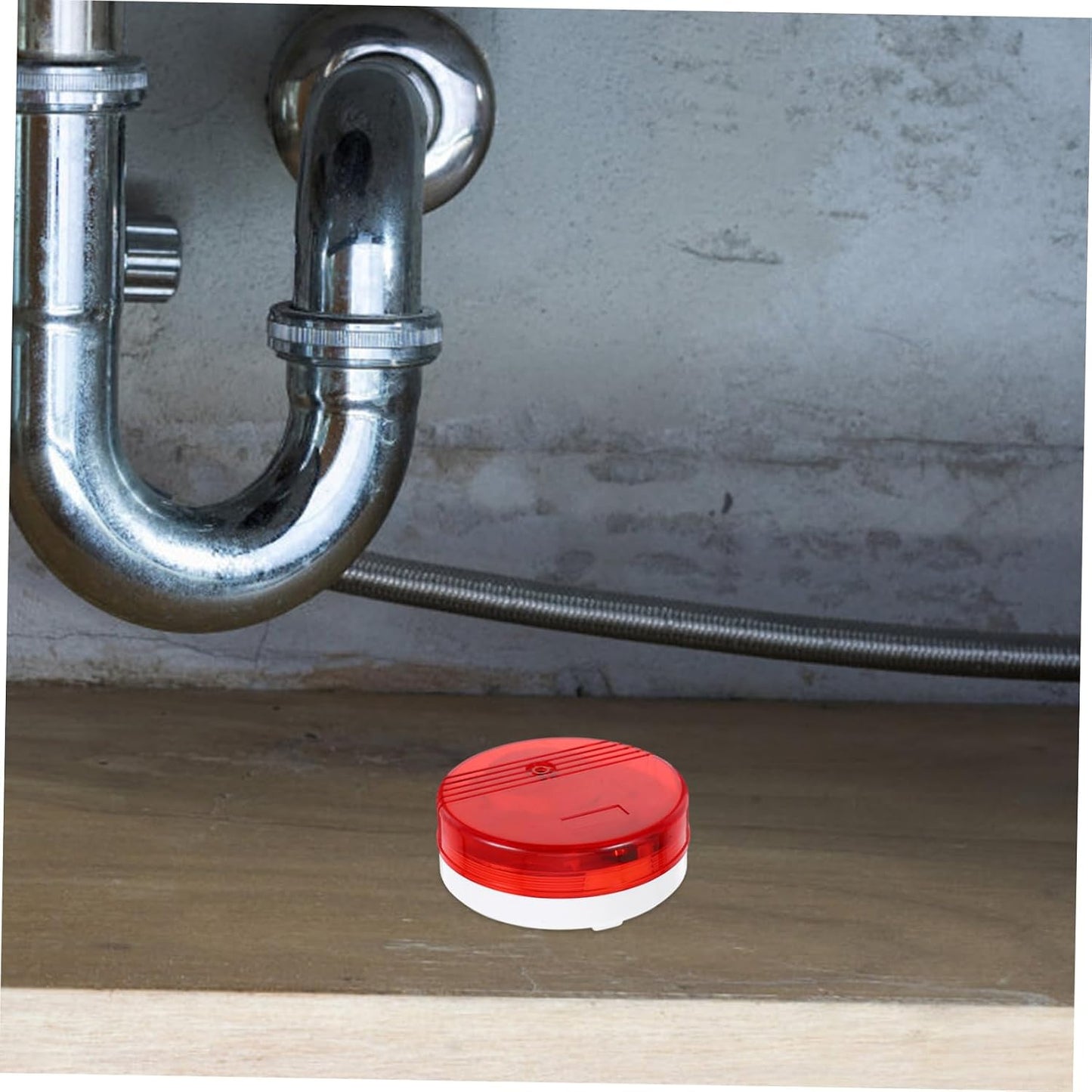 Generic Water Leak Detector Sensor Alarm Flooding Monitor Overflow Alarm Device for Basement Floor Under Sink High Sensitivity Response