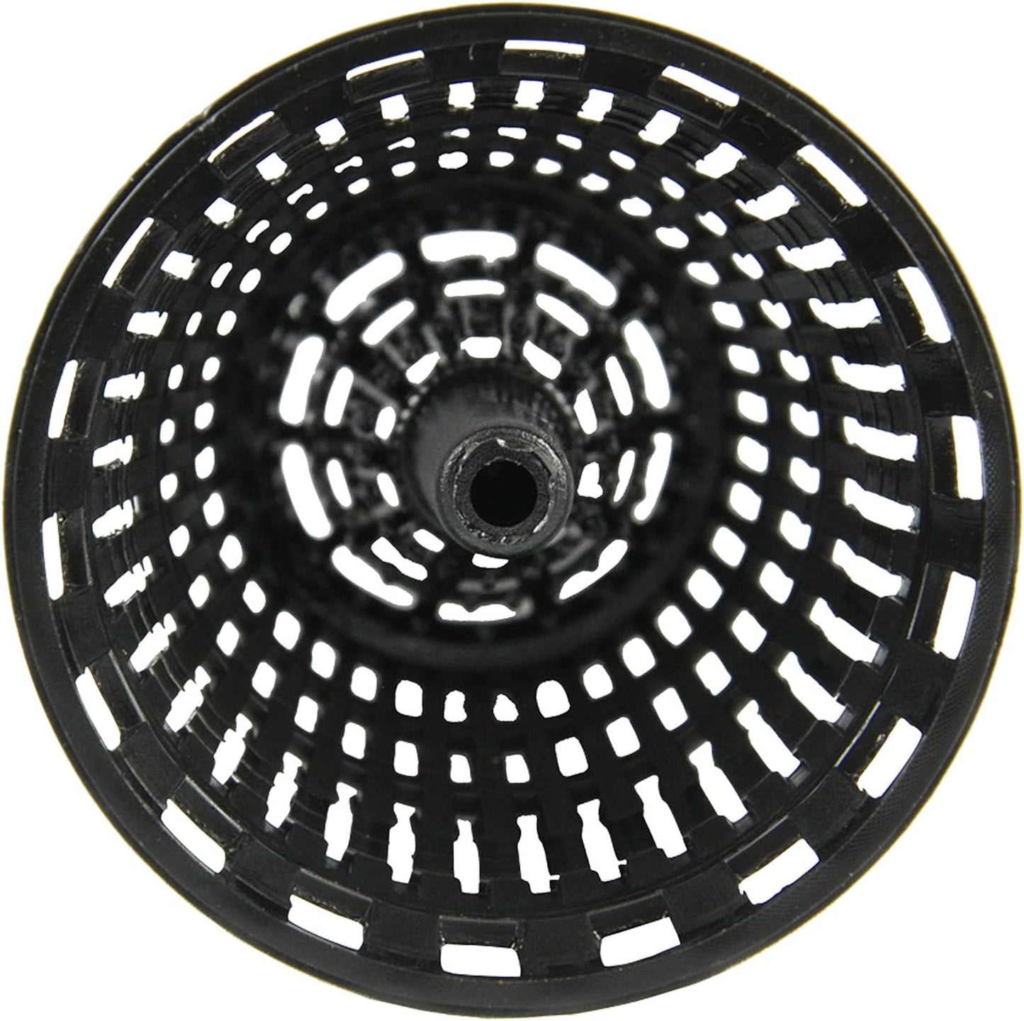 Danco Snap-in Shower Drain Cover with in-Drain Hair Catcher, 4-1/4" Round, White Strainer, (10533)