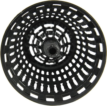 Danco Snap-in Shower Drain Cover with in-Drain Hair Catcher, 4-1/4" Round, White Strainer, (10533)