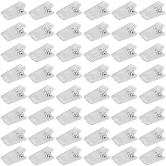 CHENJIN 100PCS Plastic Single Sided Self Adhesive Spring Clips 26x13mm for Tapestries Rope Management Photos Posters DIY Journals Art Wall Multifunctional Clips
