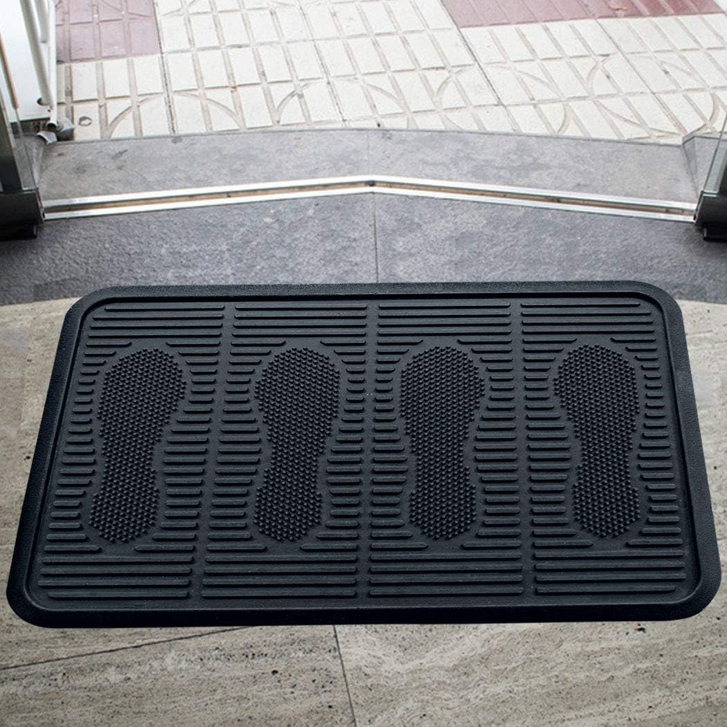 SafetyCare Rubber Shoe & Boot Tray - Multi-Purpose - 32 x 16 Inches - 2 Mats